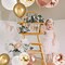 60 Pieces 12 inch White Metallic Gold Party Balloon with 33 Ft Rose Gold Ribbon for Birthday Wedding Anniversary Bridal Shower Decoration